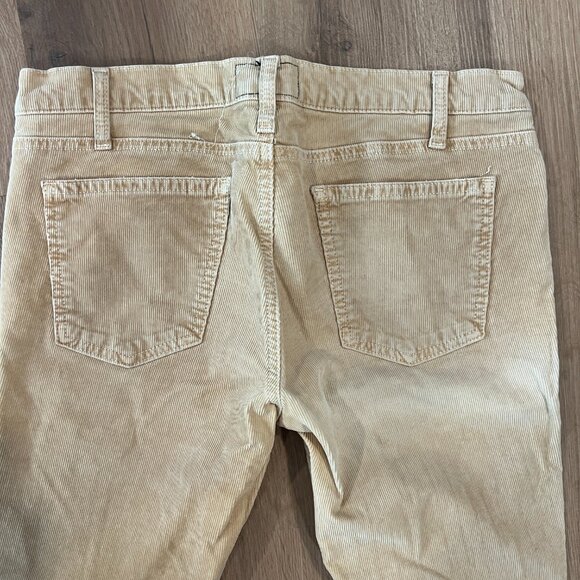 Current / Elliott Tan Beige Cream Corduroy Pants Jeans Skinny Size 29 - Picture 7 of 7